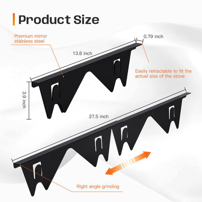 Stainless Steel Stove Gap Cover (Retractable & Easy Clean)