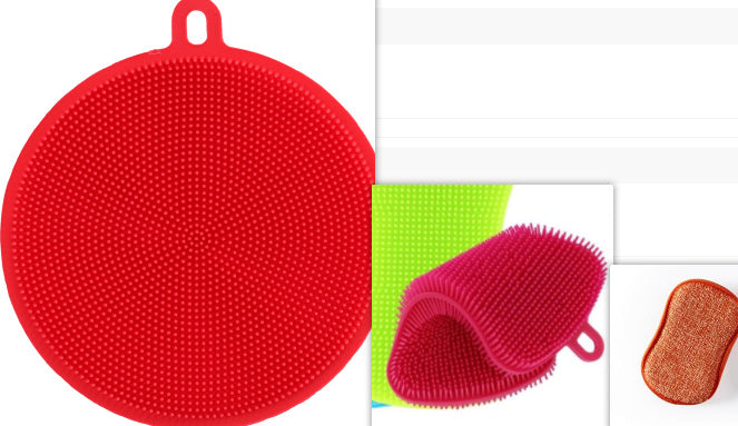 Eco-Friendly Silicone Dish Scrubber – Durable & Gentle Cleaning Pad