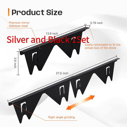 Stainless Steel Stove Gap Cover (Retractable & Easy Clean)